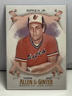 2021 Topps Allen & Ginter's- Cal Ripken Jr. #38 Orioles - Image 1 of 3