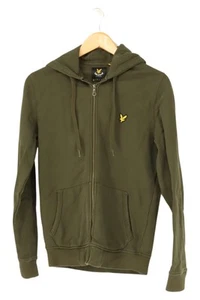 LYLE & SCOTT Sweatjacke Oliv XS Herren Zip Hoodie Kapuze Logo - Bild 1 von 2