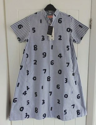 Vestido numerado a rayas Sou Sou X Le Coq Sportif - Nuevo con etiquetas - Talla S - Hecho en Japón Foto 1 de 4