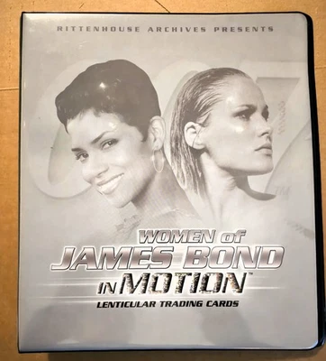 Carpeta de tarjetas coleccionables Rittenhouse Women of James Bond in Motion 007 2003 muy rara Foto 1 de 3