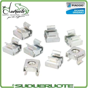 DADO FRECCE KIT 8 PEZZI FISSAGGIO FRECCIA VESPA PK 50 S XL RUSH N V HP 125 ETS - Foto 1 di 24