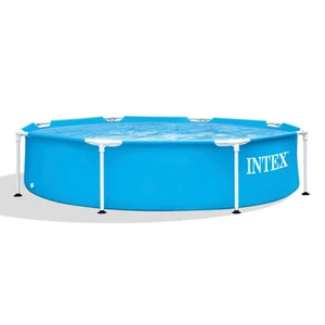 Intex 28205EH 8' X 20" Rust Resistant Durable Steel Metal Frame Swimming Pool - Picture 1 of 5