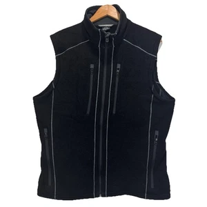 Kuhl Interceptr Vest Mens XL Black Full Zip Outdoor Stretch Fleece Pockets - Picture 1 of 11