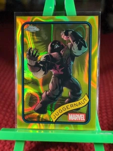2025 Topps Chrome Marvel Yellow Lava Refractor Juggernaut #146 - Bild 1 von 4