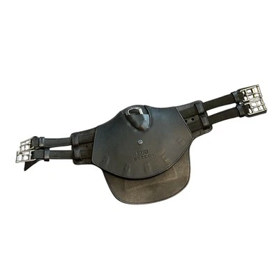 Stubben Equi-Soft Leather Stud Girth - Top Only - 28"/ 70cm Black Leather - Image 1 of 4