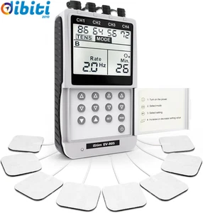 EV-805 TENS EMS 4 Canali – Stimolatore Muscolare E Nervoso, Sollievo Dolore Cron - Foto 1 di 12