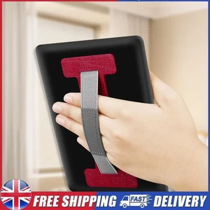 Tablet Handed Grip Strap Holder Imitation Leather for 6-8 Inch Kindle Tablet PC - Afbeelding 1 van 27
