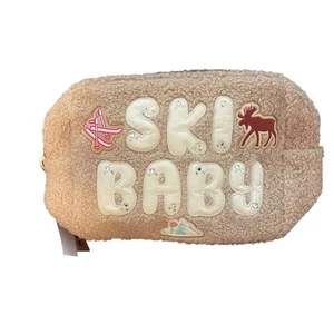 Stoney Clover Lane accogliente sherpa mini borsa piccola borsa sci cosmetica - Foto 1 di 7