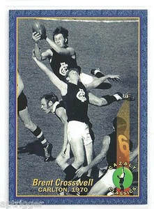 1994 Cazaly Classics (89) Brent CROSSWELL Carlton - Picture 1 of 1