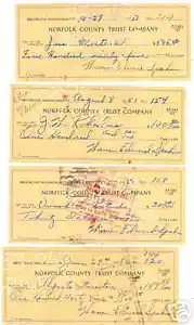 Warren Spahn anni 50 firmato assegno completo Boston Braves certificato di autenticità - Foto 1 di 1