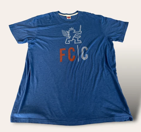 Men’s Homage FC Cincinnati Soccer T-Shirt USL Original Logo Mens Blue XXL 2XL Cover