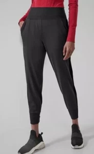 Athleta Venice Velvet Stripe Jogger Black Pull On Size Small - Bild 1 von 16