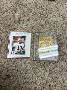 NFL Dolphins Dan Marino Bronze Rookie Card Vintage LOA - Bild 1 von 4