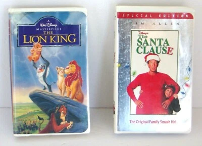 The Lion King Movie VHS 1995 And The Santa Clause 2 Great Disney Classics  - Image 1 of 4