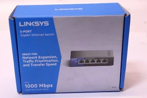 Linksys 5 Port Gigabit Unmanaged Ethernet Switch SE3005 - Picture 1 of 5