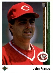 1989 Upper Deck  #407 John Franco  Cincinnati Reds *+* - Picture 1 of 2