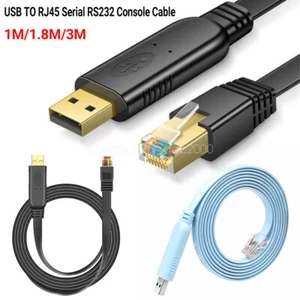 1/1,8/3 m USB AUF RJ45 Seriell Konsolenkabel Express Netzkabel für Cisco Router - Bild 1 von 15