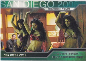 STAR TREK ENTERPRISE SEASON 4 SD2005 SAN DIEGO ORION GIRLS EXCLUSIVE PROMO CARD - Picture 1 of 2