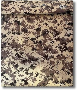 Desert Digital Camouflage Poly Tarp Cover Outdoor 8 Mil