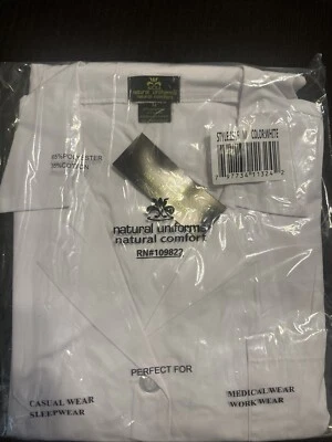 Natural scrubs classic comfort scrub set M taupe Unisex Medical - Image 1 of 4