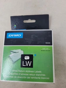 Dymo Lw 30330 White Return Address Labels 3/4 X 2" Count 500 - Picture 1 of 9