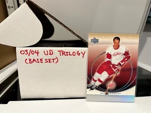 2003-04 Upper Deck Trilogy Hockey Base Set #1-100 Howe, Gretzky, Orr, Lemieux... - Bild 1 von 1