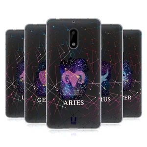 FUNDA DE GEL HEAD CASE DESIGNS ZODIAC CONSTELLATION Y FONDO DE PANTALLA PARA TELÉFONOS NOKIA 1 - Imagen 1 de 19