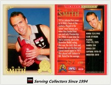 2012 AFL Eternity Hall Of Fame S4 Limited Edition Card HF209 Ross Smith-St. K