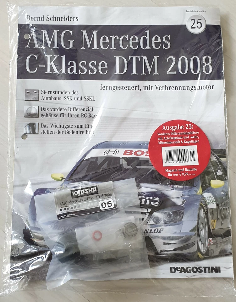 AMG Mercedes C-Klasse DTM 2008 Nitro Verbr. Modellauto 1:8 Ausgabe 25 - Bild 1 von 1