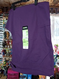 Lot Of 2 Scrubstar Core Essentials Stretch Unisex Drawstring Pants Eggplant 3XL - Picture 1 of 5