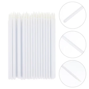 100pcs Disposable Eyeliner Brush Applicator Cosmetic Eye Wands Makeup Tool - Picture 1 of 14