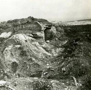 France WWI Mont Haut Concrete Shelters Blockhaus old SIP Photo 1914-1918 - Bild 1 von 3