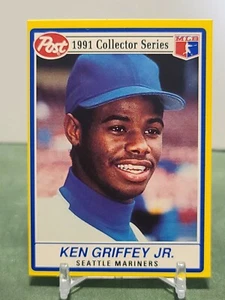 Ken Griffey Jr, 1991 Post Promotional Card 11 of 30 Off-Center Very Good - Picture 1 of 2