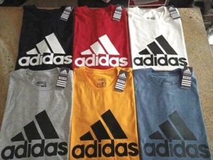 ADIDAS MEN;S T-SHIRT-LOGO GRAPHIC, SHORT SLEEVE,M-L-XL - Picture 1 of 8