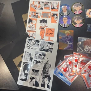 Detective Conan Pin Badge, Sticker, Magnet, Mini Figure & Exclusive Clear Card V - Picture 1 of 7