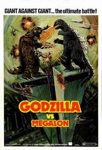 GODZILLA VS MEGALON Movie POSTER 27x40 Katsuhiko Sasakai Hiroyuki Kawase Yutaka - Picture 1 of 1
