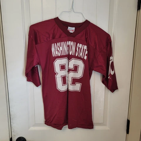 Vintage Youtth XL Washington State Cougars WSU Mesh Football Jersey Cover