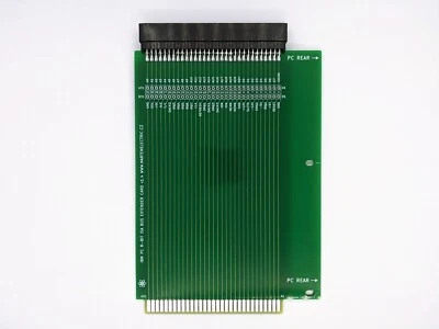 IBM PC 8-bit ISA Bus Prototyping Extender Riser Card PCB FR4 with edge connector - Image 1 of 3