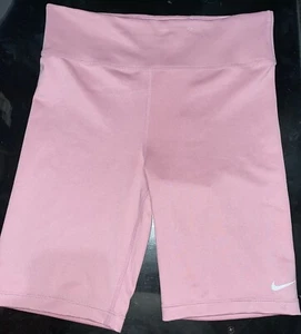 Nike One Dri-Fit Girls Training Bike Shorts DQ8832-698 Pink Size Youth XL - Picture 1 of 5