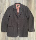 J Crew Men's 100% Wool Single Breasted 3 Buttons Jacket/Blazer Size Medium