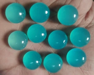 Natural Cabochon Paraiba Gemstone Loose Unique From India - Picture 1 of 9