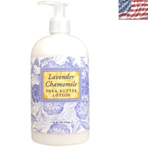 Feuchtigkeitsspendende Shea- und Kakaobutter-Lotion - 16 flüssige Unzen Lavendel Kamille Mischung - Bild 1 von 4