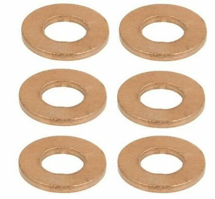 Inyector de combustible diésel BMW lavadora de cobre - Se adapta a BMW 1, 2, 3, 4, 5 6 7 Serie X6 Foto 1 de 4