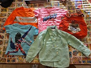 Lot of 5 Boys Shirts Size 2T Nike Hurley Champion Crazy 8