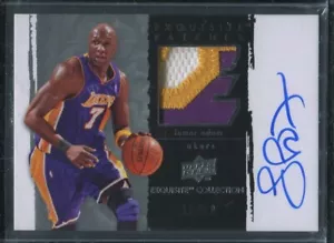 2009-10 EXQUISITE COLLECTION LAMAR ODOM /50 AUTO LAKERS #P-LO JERSEY 3-CLR - Picture 1 of 1