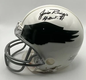 Jim Ringo Signed Eagles Riddell Mini Helmet with HOF Inscription - Picture 1 of 6
