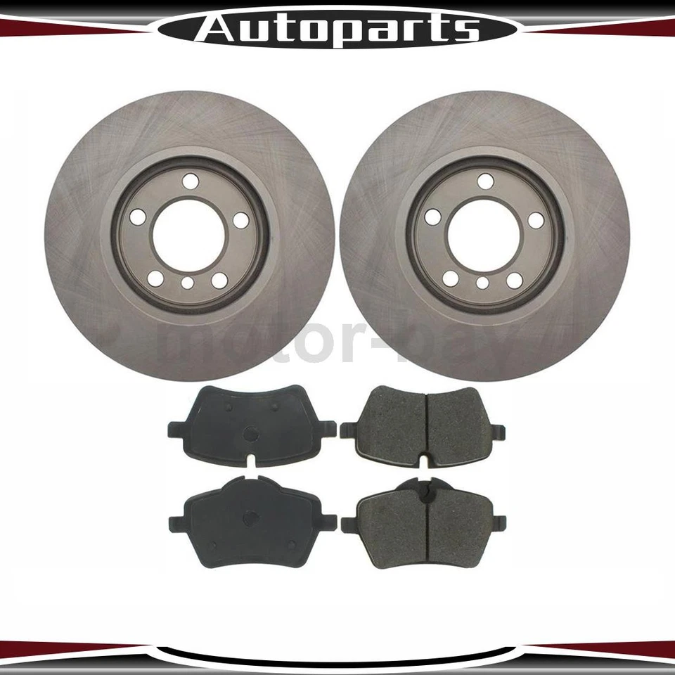 Pastillas de freno delanteras y rotores Mini Cooper Countryman 2012 2013 2014 2015 2016 Foto 1 de 4