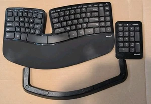 Microsoft Sculpt Ergonomic Desktop Keyboard Keypad And Base No Dongle Parts Only - Afbeelding 1 van 8