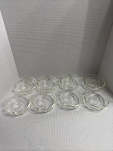 Kleine Prinzessin Glas Backen Konvolut Kuchen Gelee Form 8er Set 1940er Vintage USA - Bild 1 von 14