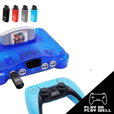 Wireless Game Controllers Adapter for Nintendo 64 Console to PS3 PS4 PS5 Switch - Image 1 of 3